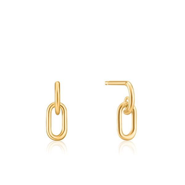 Ania Haie "Gold Link Stud" Earrings