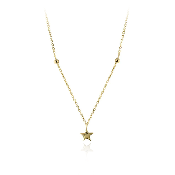 GOLD NORTH STAR NECKLACE