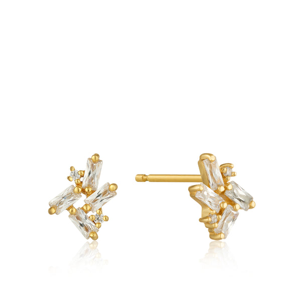 Ania Haie "Gold Cluster Stud" Earrings