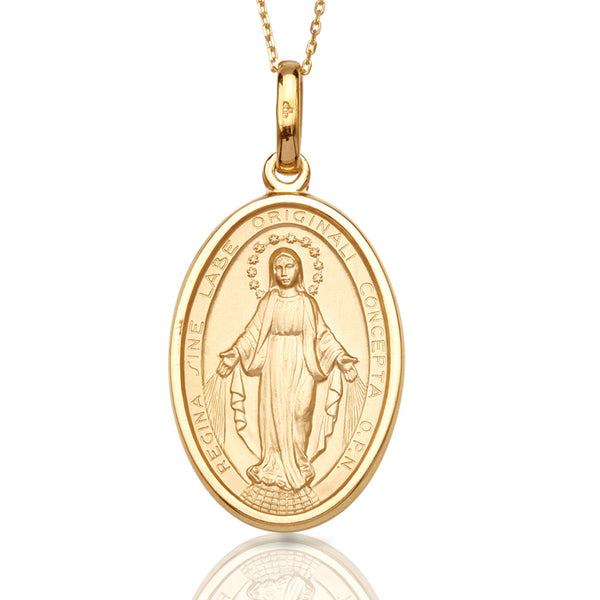 9ct Yellow Gold Miraculous Medal