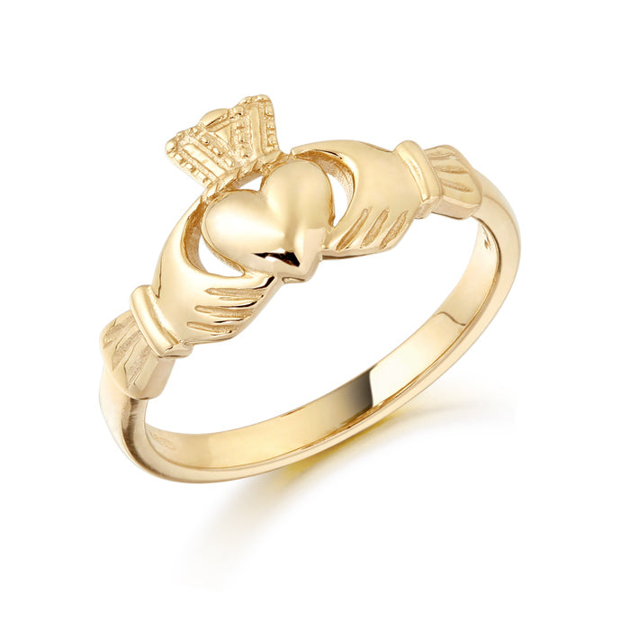 Yellow Gold Claddagh Ring