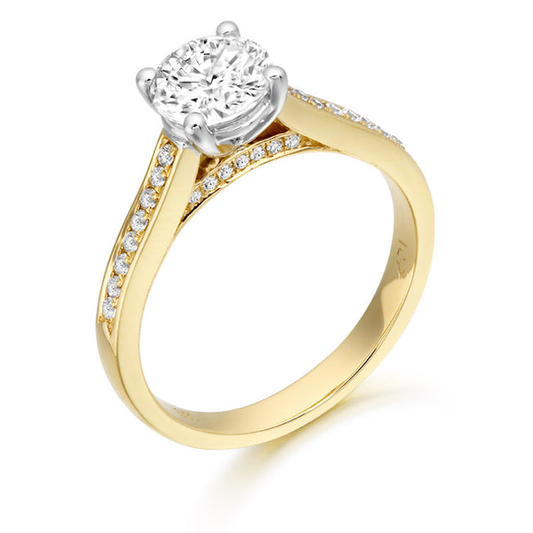 9ct Yellow Gold Adele CZ Ring