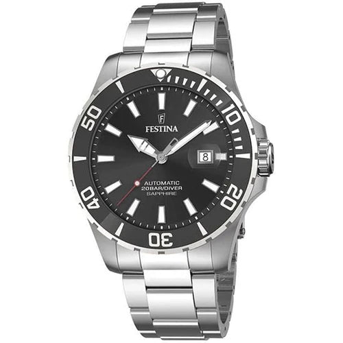 FESTINA BLACK STEEL WATCH