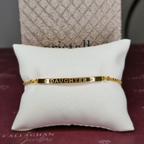 Black Friday Yellow Plated Daughter Bracelet