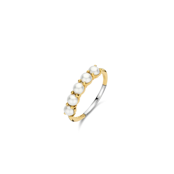TI SENTO gold-plated ring
