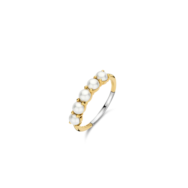 TI SENTO gold-plated ring