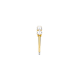 TI SENTO gold-plated ring