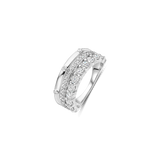 TI SENTO platinum-plated silver Ring