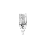 TI SENTO platinum-plated silver Ring