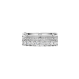 TI SENTO platinum-plated silver Ring
