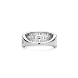 TI SENTO platinum-plated silver Ring