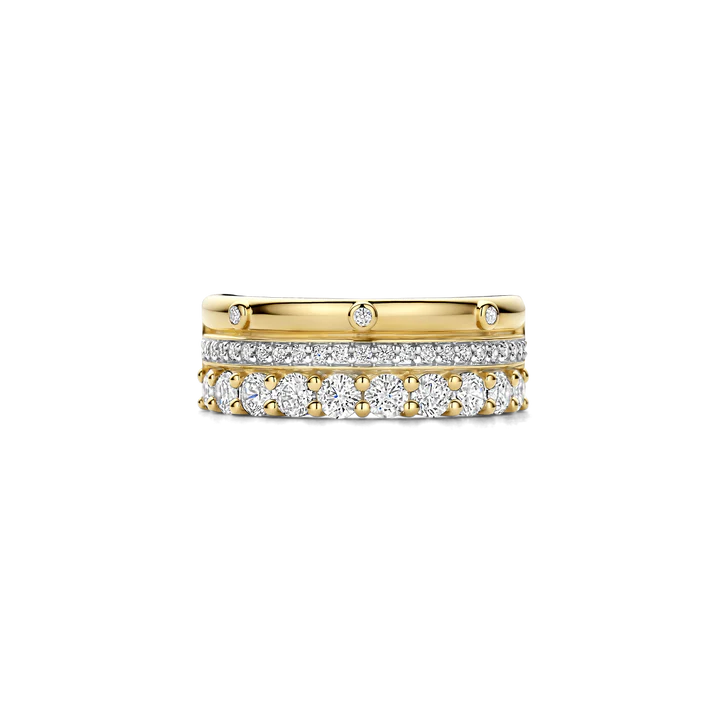 TI SENTO gold-plated silver Ring
