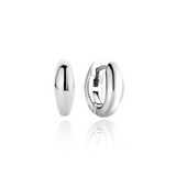 ti sento milano silver huggie earrings