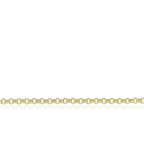 9 carat Yellow Baby Belcher Chain Necklace