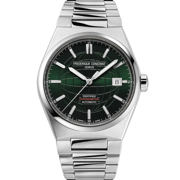 Frederique Constant Highlife Automatic steel Green Watch Set