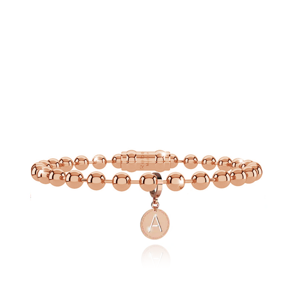 Rebecca Rose Bracelet & Initial Set