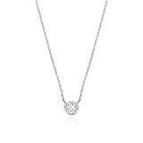 ti sento milano silver cz cubic zirconia stone necklace