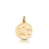 9ct Gold St Christopher Medal