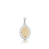 9ct Gold CZ Miraculous Medal