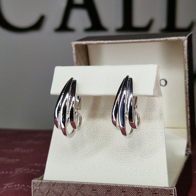 cristallo silver earrings