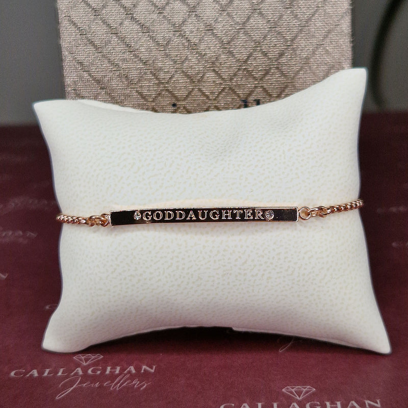 cristallo bracelet cz engraved