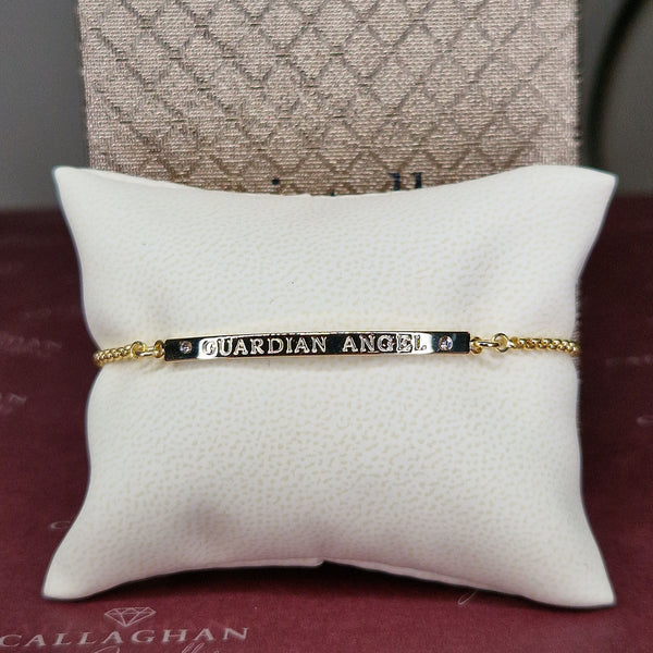 cristallo bracelet cz engraved