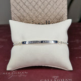 cristallo bracelet cz engraved