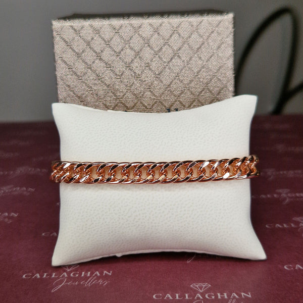 cristallo bracelet rose gold link