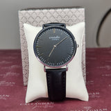 cristallo full black silver watch