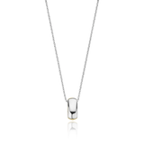 ti sento milano yellow gold  silver pendant necklace