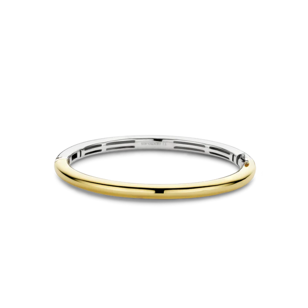 TI SENTO gold-plated bangle bracelet