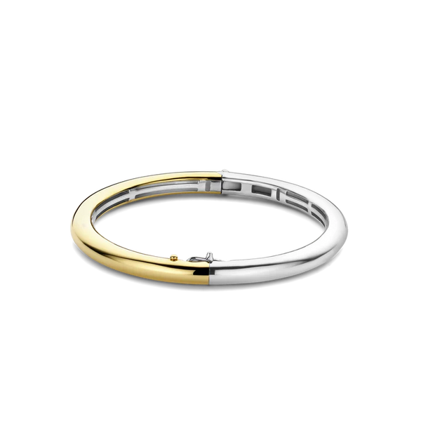 TI SENTO gold-plated bangle bracelet