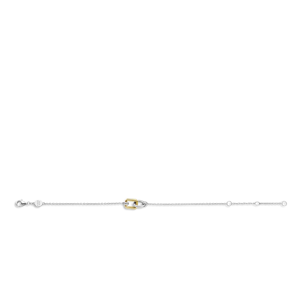 TI SENTO gold-plated link bracelet