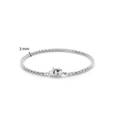 TI SENTO fine chain silver bracelet