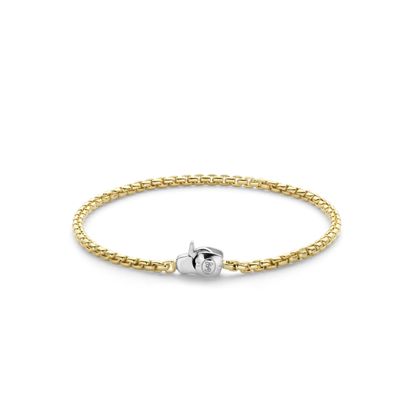 TI SENTO fine chain gold-plated bracelet