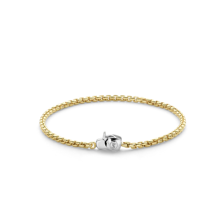 TI SENTO fine chain gold-plated bracelet