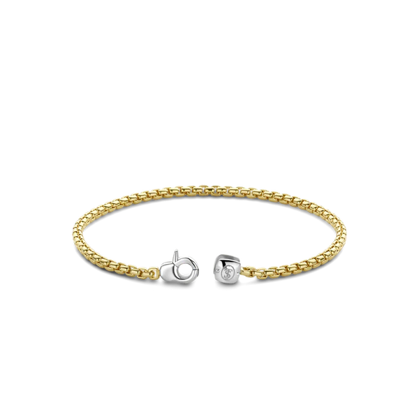 TI SENTO fine chain gold-plated bracelet