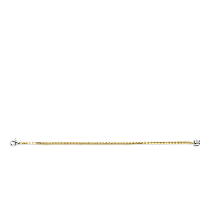 TI SENTO fine chain gold-plated bracelet