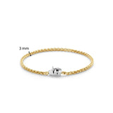 TI SENTO fine chain gold-plated bracelet