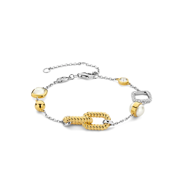 TI SENTO gold-plated bracelet