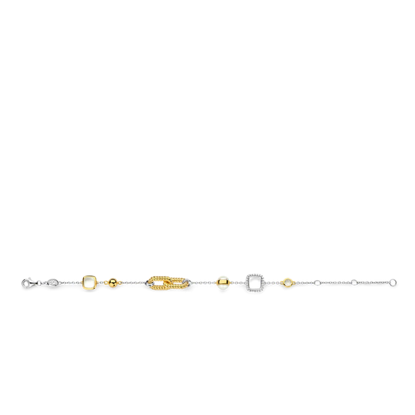 TI SENTO gold-plated bracelet