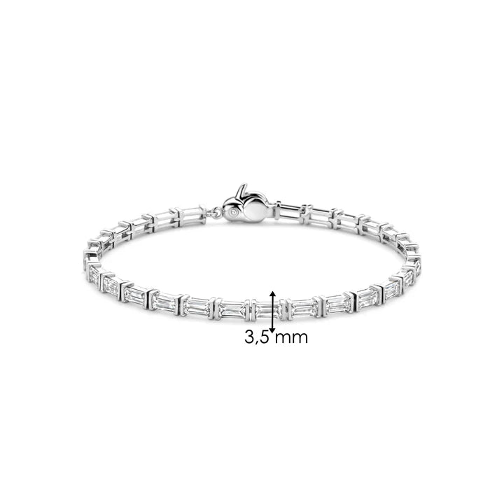 TI SENTO Silver Tennis Bracelet