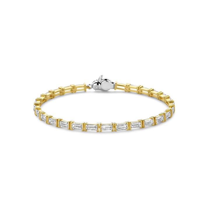 TI SENTO gold-plated silver Tennis Bracelet