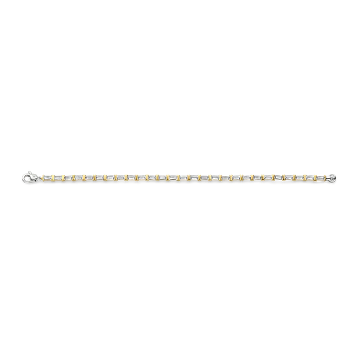 TI SENTO gold-plated silver Tennis Bracelet