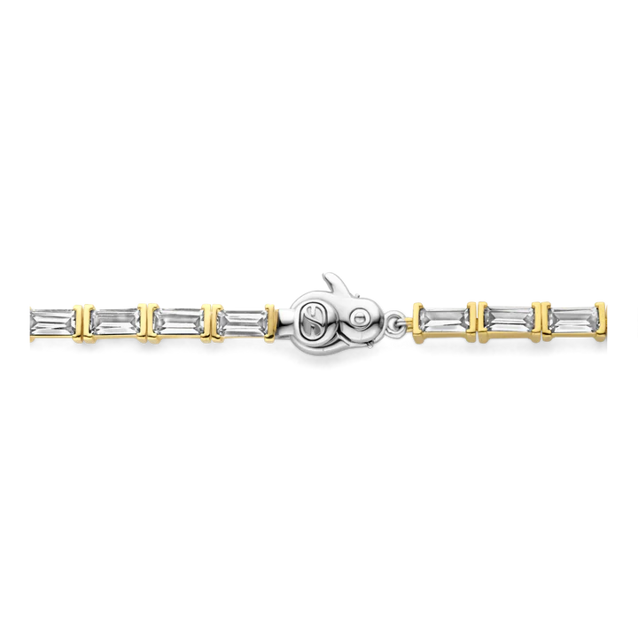 TI SENTO gold-plated silver Tennis Bracelet