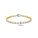 TI SENTO gold-plated silver Tennis Bracelet