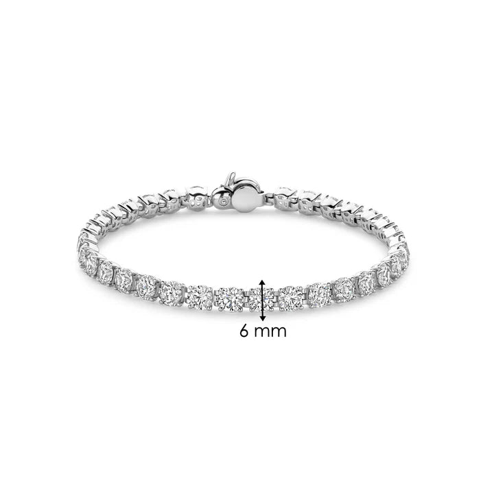 TI SENTO Silver Tennis Bracelet