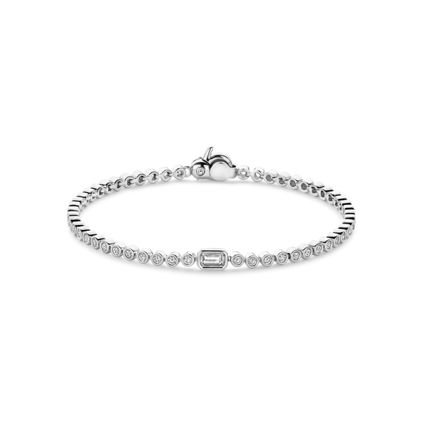 TI SENTO Silver Tennis Bracelet