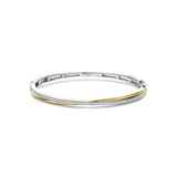 TI SENTO gold-plated silver Bangle Bracelet