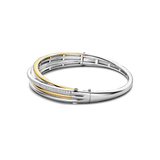 TI SENTO gold-plated silver Bangle Bracelet